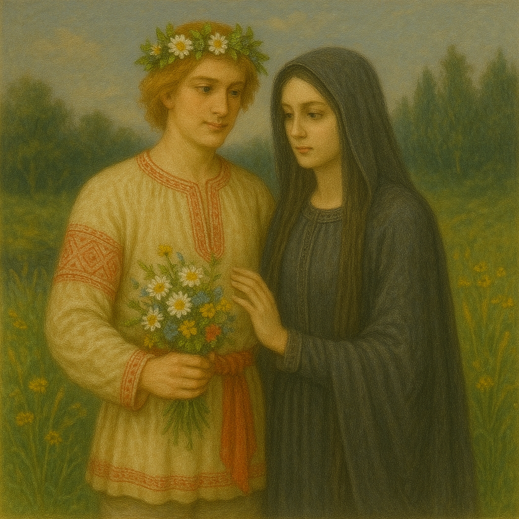 Yarilo and Marena - God of Spring and Winter Queen